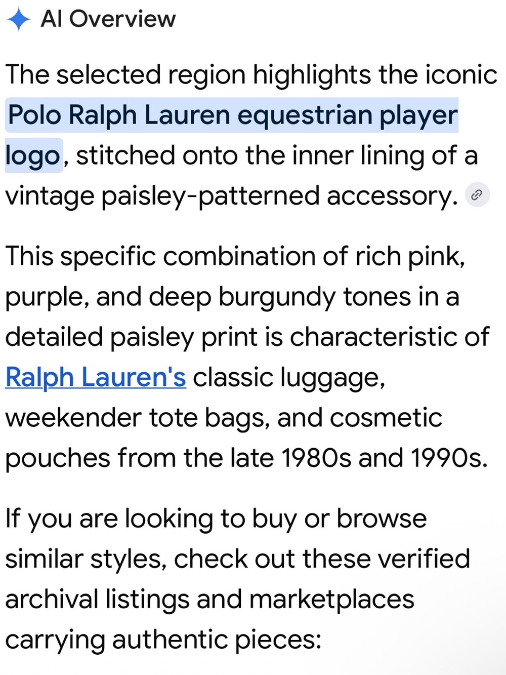 RALPH LAUREN Vintage 90s Paisley Make-Up Clutch in Purple & Multicolor -- PRETTY - Picture 6 of 6